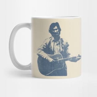 Townes Van Zandt - Blue Vintage Mug